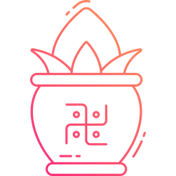 Kumbh Kalash Kalash Kalash Pot Icône