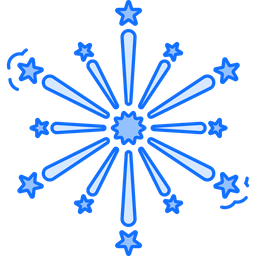 Feuerwerk  Symbol