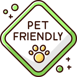 애완동물 교통표지판  아이콘