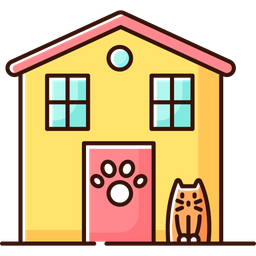 Animal shelter exterior  Icon