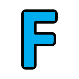 Letter F  Icon