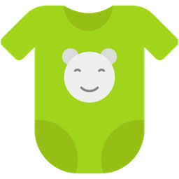 Ropa de bebé  Icono