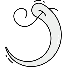 Gebogene Nadeln  Symbol