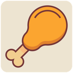 Chicken Drumstick  Icon