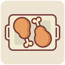 Chicken Drumstick  Icon