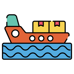 Cargo Boat  Icon