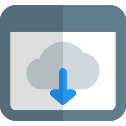 Cloud Download  Icon