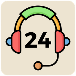 24 Hours Service  Icon