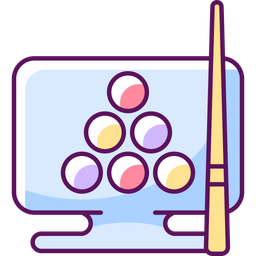 Online billiard games  Icon