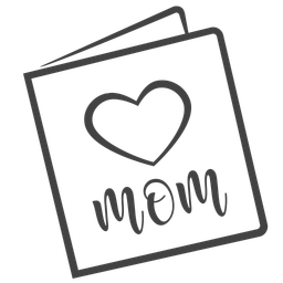 Mothers Day Card  Icon