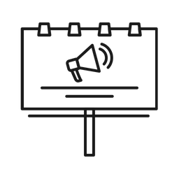 Advertising Board  Icon