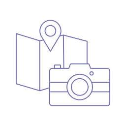 Ort der Fotografie  Symbol