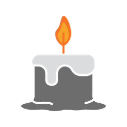 Halloween Candle  Icon