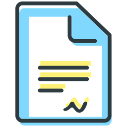 Agreement Paper  Icon