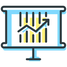 Bar Chart Report  Icon