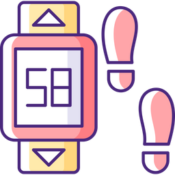 Fitness pedometer device  Icon