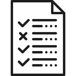 Liste de contrôle  Icône