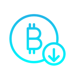 Devaulation Bitcoin  Icon