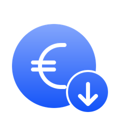 Desvalorização do euro  Ícone