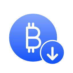 Abwertung Bitcoin Symbol