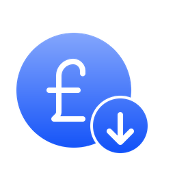 Abwertung Des Pfund Sterling Symbol