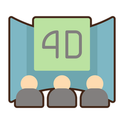 4 D Cinema  Icon