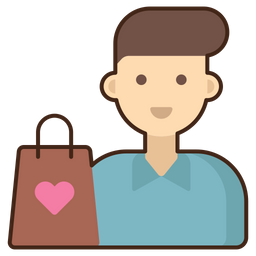 Customer Male  Icon