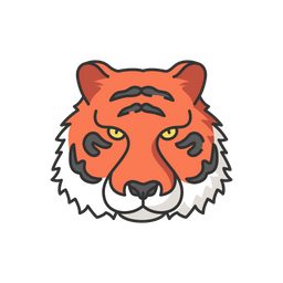 Bengalischer Tiger  Symbol