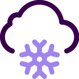 Cloud Snowflake  Icon