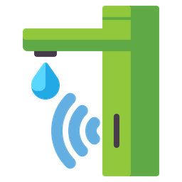 Berührungsloser Wasserhahn  Symbol