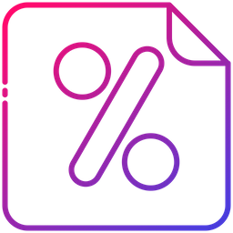 Discount File  Icon