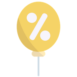 Discount Balloon  Icon