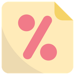 Discount File  Icon