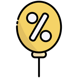 Discount Balloon  Icon