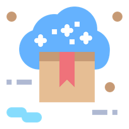 Cloud Package  Icon