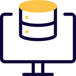 Computer Database  Icon