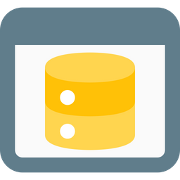 Browser Database  Icon