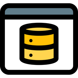 Browser Database  Icon