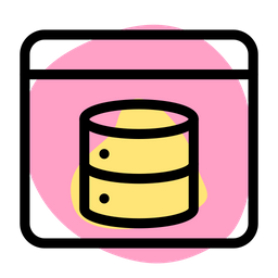 Browser Database  Icon