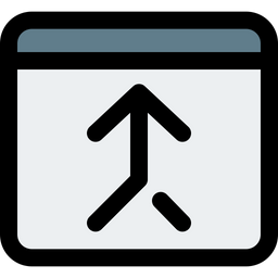 Browser Merge Connection  Icon