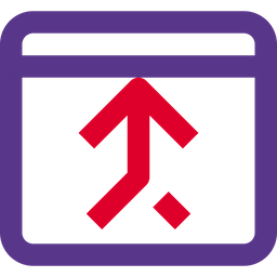 Browser Merge Connection  Icon