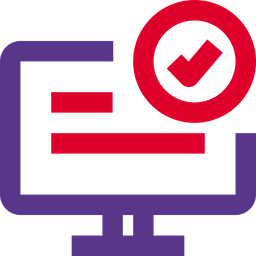 Computer Content Checklist  Icon