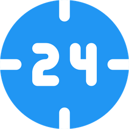 24 Stunden  Symbol