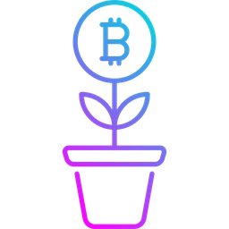 Bitcoin Growth  Icon