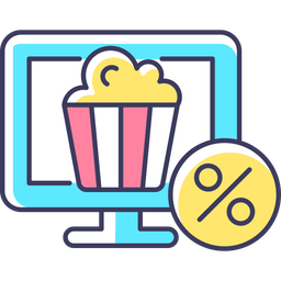 Online cinema subscription  Icon