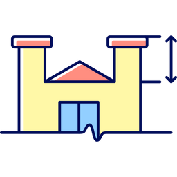 Parapet walls height  Icon