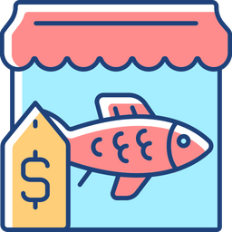 Fish market  Icon