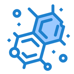 화학 분자  아이콘