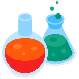 Chemisches Experiment  Symbol