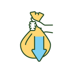 Hand with bag  Icon